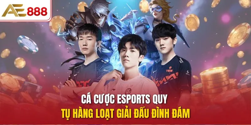 Cá cược Esports quy tụ hàng loạt giải đấu đình đám