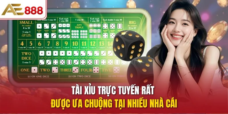 Tài Xỉu Trực Tuyến: 4 Mẹo Giúp Thắng Lớn Tại AE888 Tài Xỉu trực tuyến rất được ưa chuộng tại nhiều nhà cái